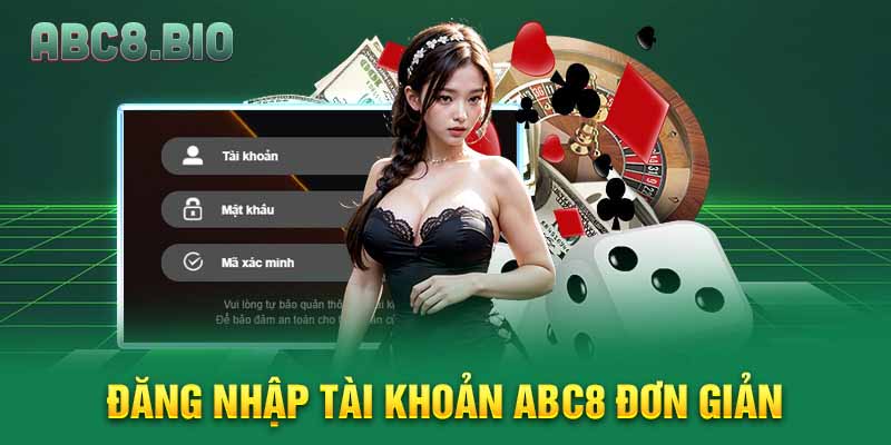 Đăng nhập ABC8 đơn giả